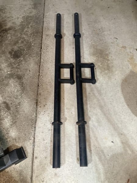 Neutral grip specialty barbell